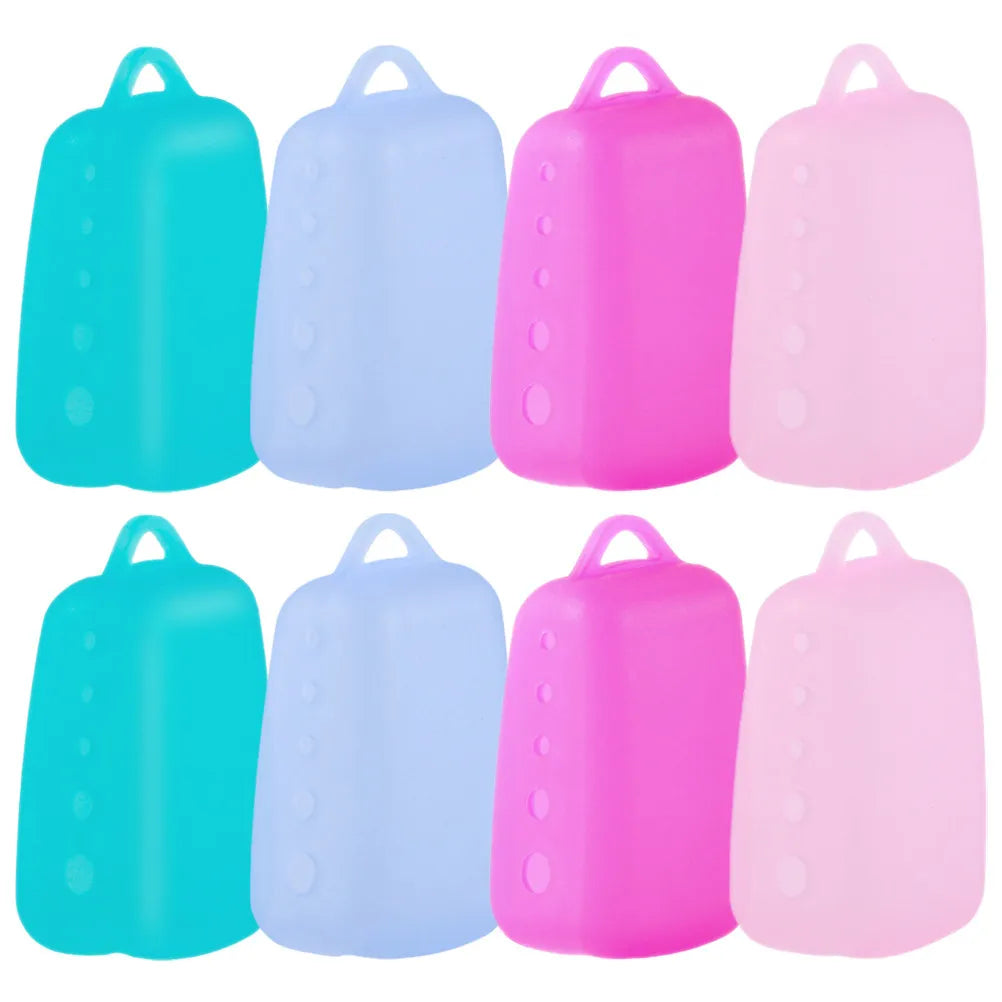 8Pcs Toothbrush Head Covers Premium Silicone Travel Toothbrush Caps Dustproof Portable for Home Office Gym Travel Compatible