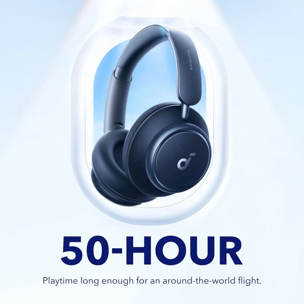 Anker Space Q45 Soundcore Multi Mode Active Noise Cancelling Headphones Wireless Wired Gaming Blue Tooth