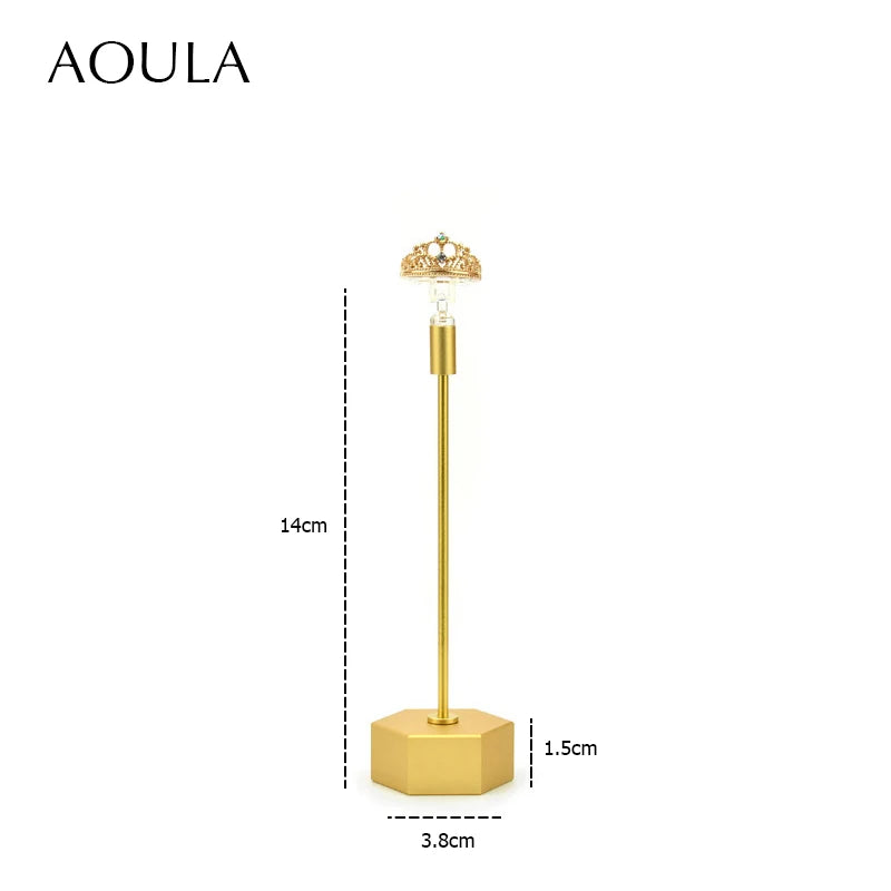 Luxury Dangle Earrings Display Metal Rack T Bar Stand Ring Jewelry Hanger Organizer Ear Studs Storage Holder Shelf Store Selling