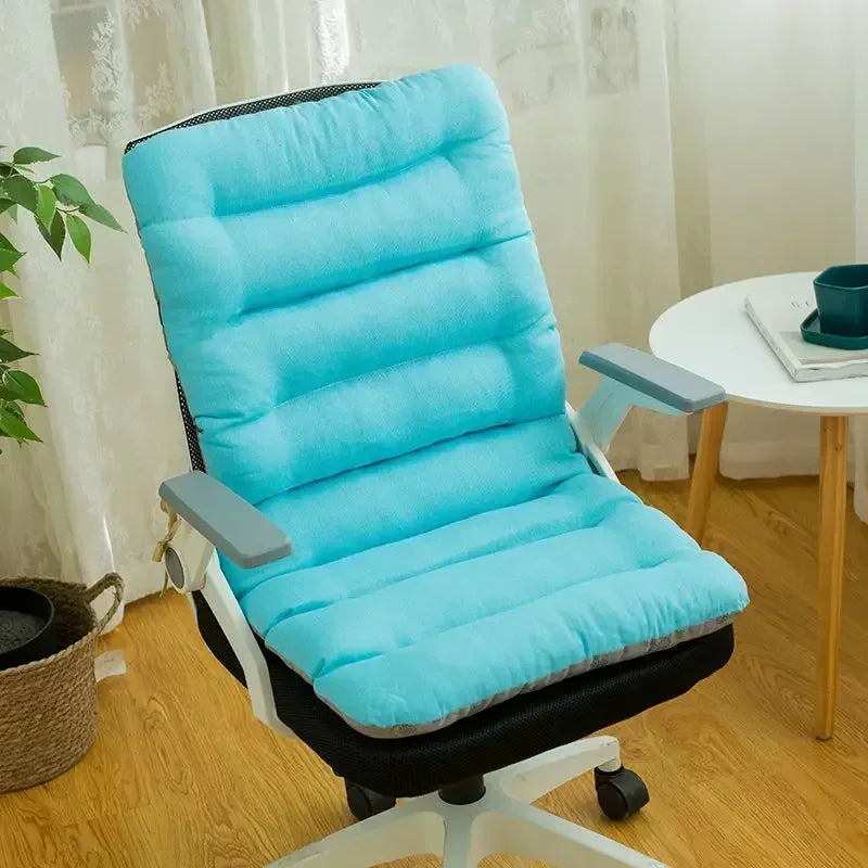 Thicken Soft Back Waist Pillow Student Stool Thickened Fart Cushion Home Garden Patio Lounger Hynde til siamesisk stol 샴 체어 쿠션