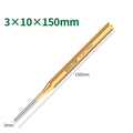 1Pc Heavy Duty Brass Pin Punch Remover 2-10mm With Chisel And Cone Tips For Watch Repair Drilling Marking 150mm