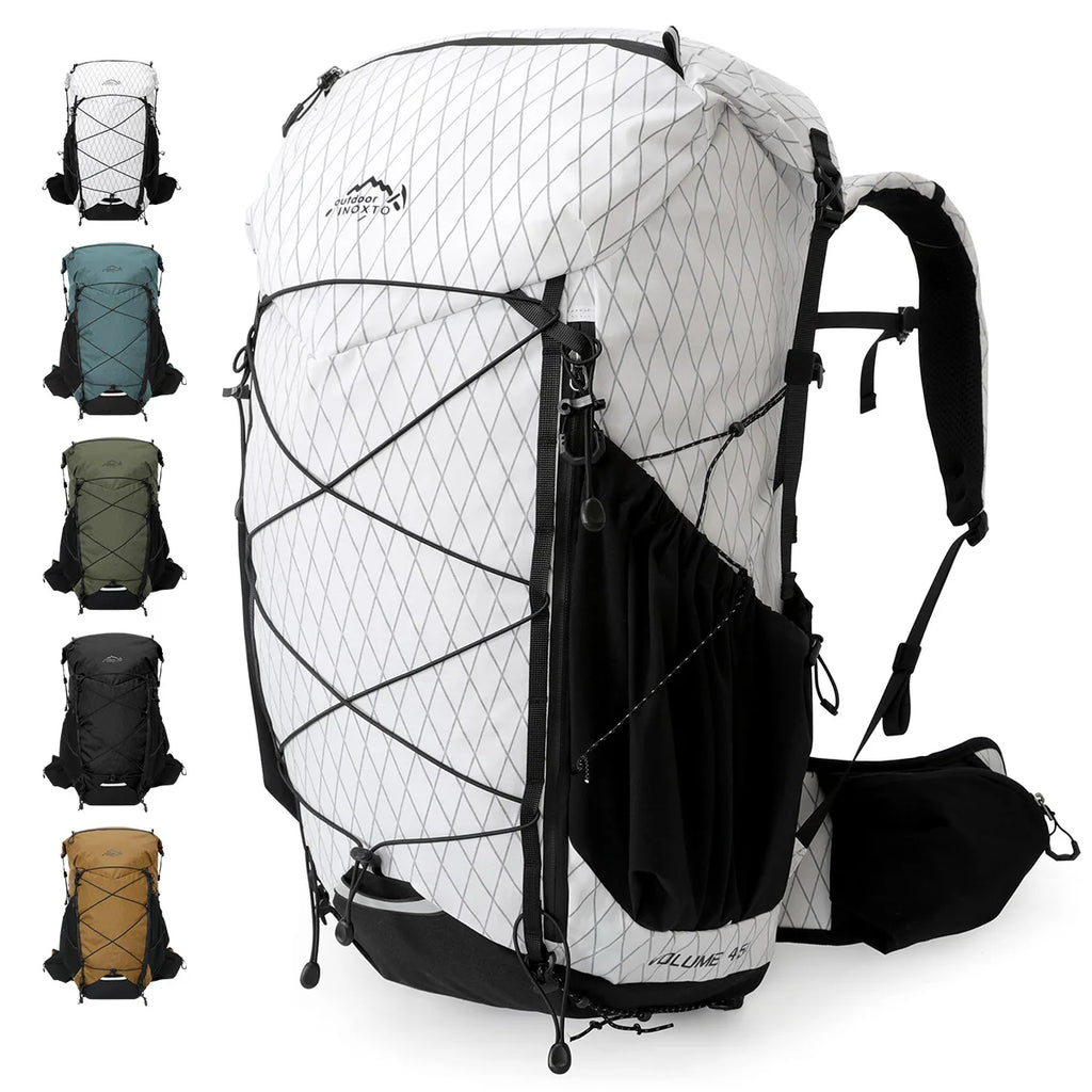 45L Hiking Internal Frame Backpacks with Rain Cover for Camping,Backpacking,Travelling