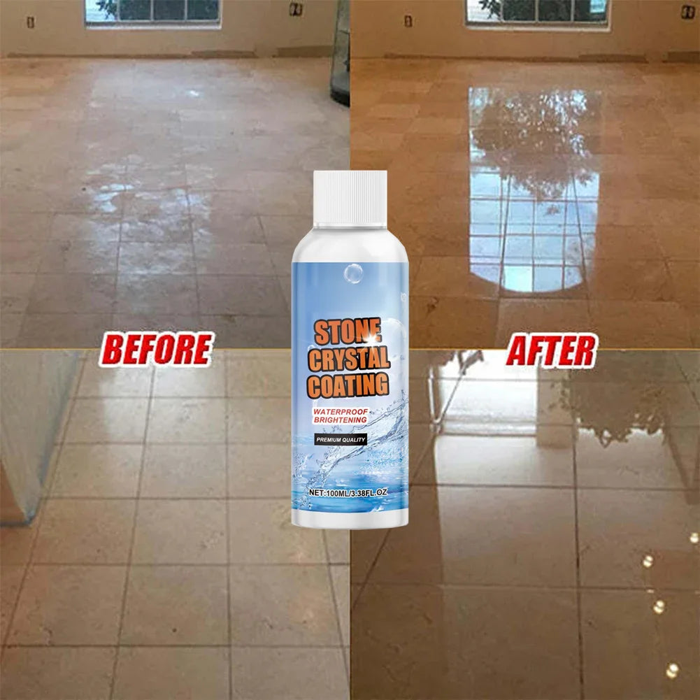 100ml Stone Tile Intensive Cleaner,Floor Cleaner,Stains Scratch Remover Polishing Ceramic Tile Cleaning Agent