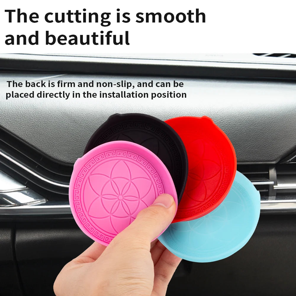 4PCS Car Silicone Cup Holder Coaster Insert Universal Non-Slip Cup Holders Car Accessories Interior for Women and Man