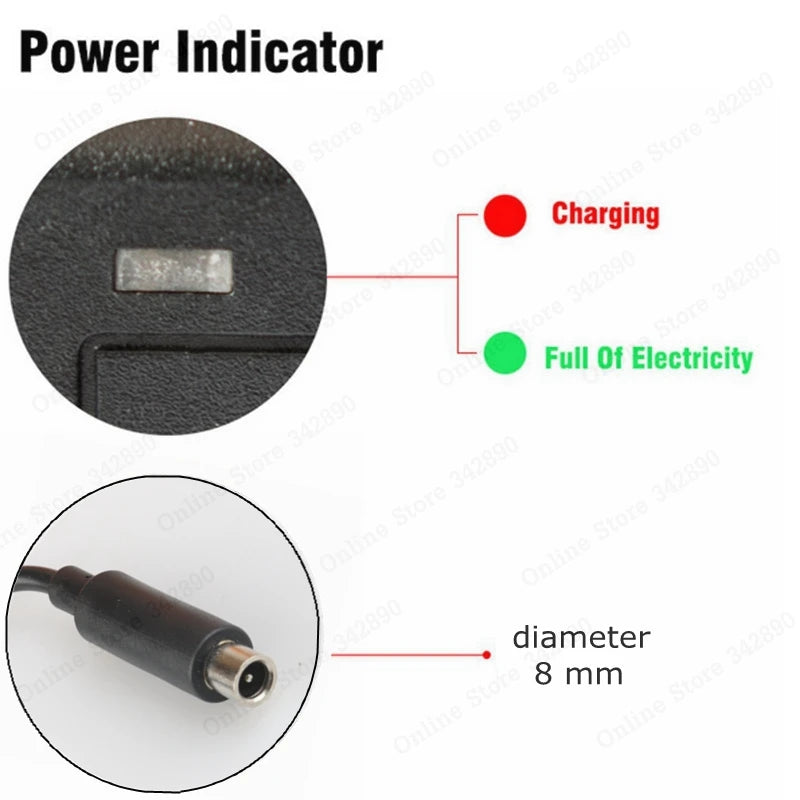 42V 4A Scooter charger Battery Power Supply Adapters Use For Mijia M365 Electric Scooter Skateboard Accessories