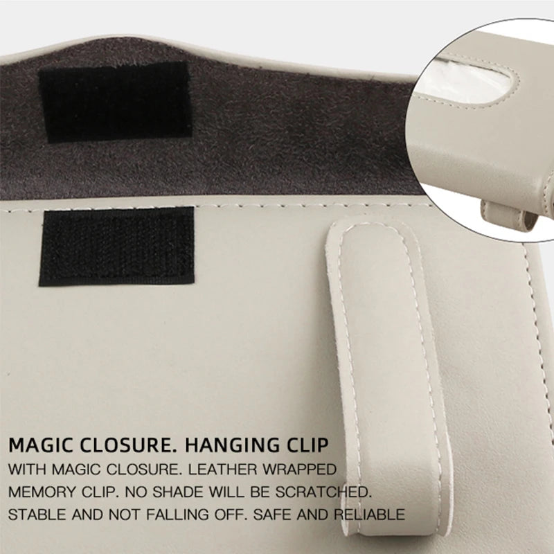 Car Tissue Box Towel Sets Car Sun Visor Tissue Box Holder for Volkswagen Jetta Bora Golf Sagitar Magotan Arteon Lavida Lamando