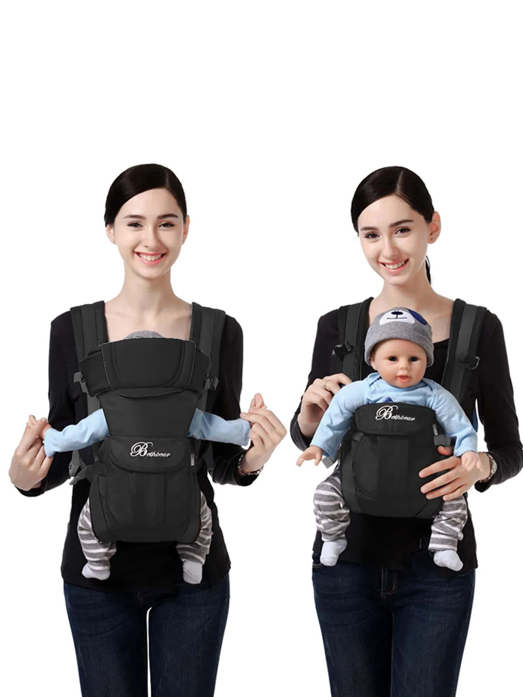 Baby Carrier for Newborns & Toddlers – Ergonomic Hands-Free Design