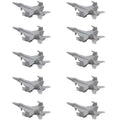 10PCS Model Length 7/26/45.5/52mm F-18E Super Hornet Shipborne Attacking Aircraft Folded Wing Children Interactive Military Toys