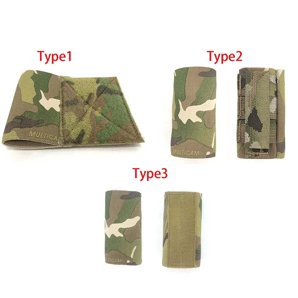 Tactical Vest & Belt Tourniquet Elastic Pouch Plate Carrier For Chest Rig 2'*3' Hook & Loop Secure Storage Holder