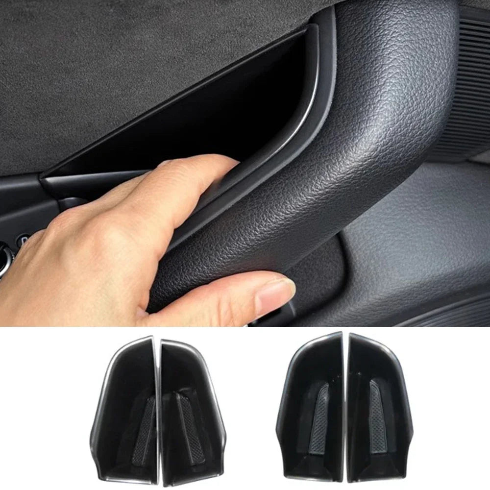 Car Door Storage Box  For Audi A4  A5  A5 Copue  Door Organizer Auto Interior Accessories  Car Interior Organizing Solution