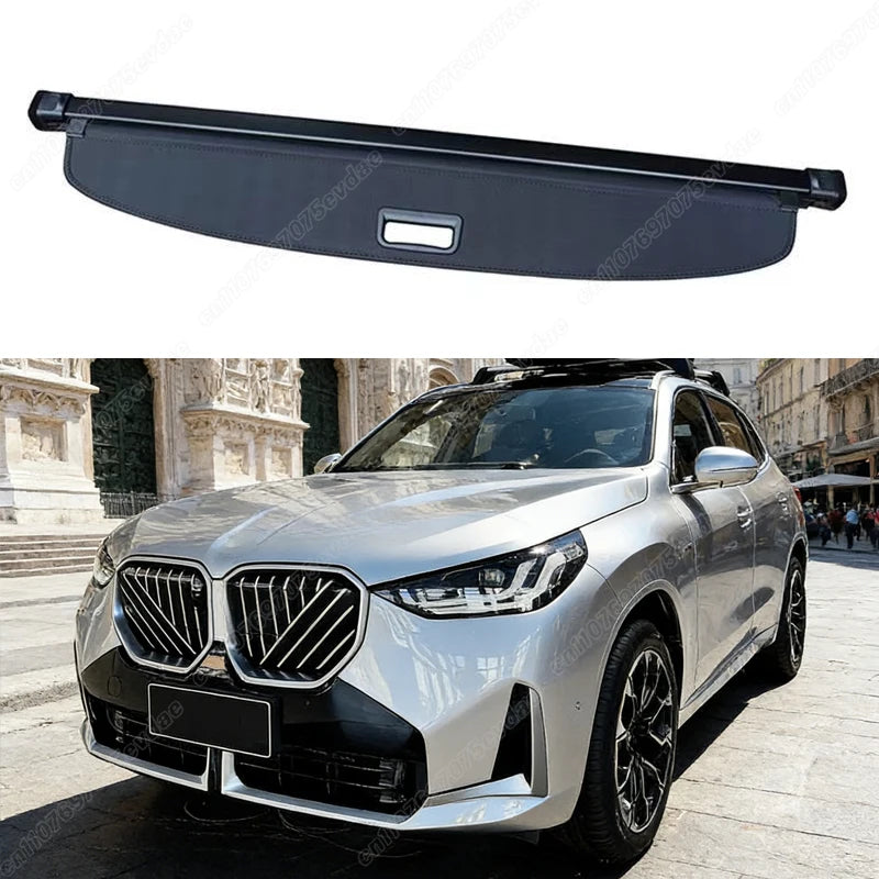 For BMW X1 X3 X5 1999-2026 Retractable Rear Trunk Cargo Cover Luggage Privacy Security Shield Parcel Shelf Car Interior Kit