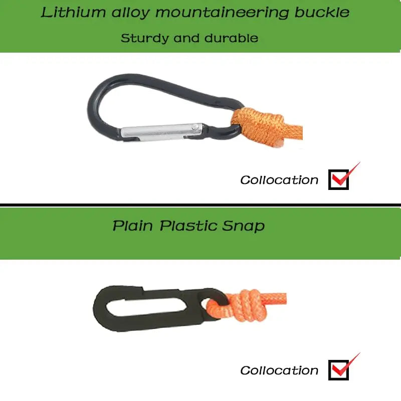 1PC Portable Retractable Clothesline Outdoor Travel Camping Hotel Windproof Anti-slip 10M Laundry Hanger Drying Rope Accessories