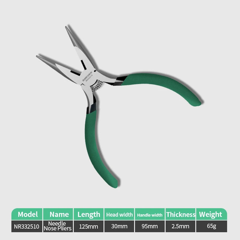 AMR Mini 4.5in Pliers Diagonal Pliers Needle Nose Cutter Handcraft Beading Insulated Plier For DIY Small Jewelry Pliers Tools