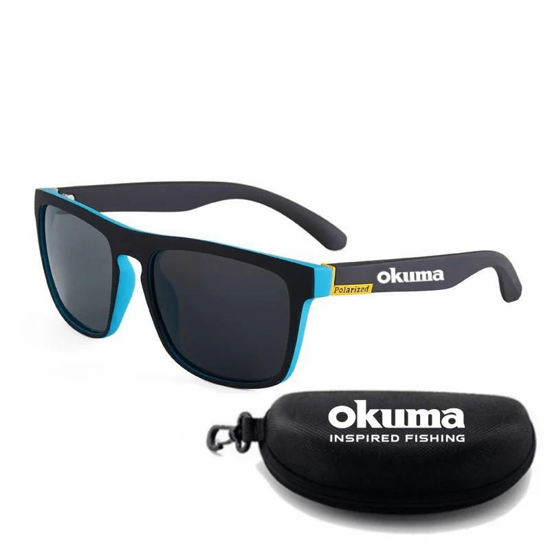New 6 color okuma fishing glasses men women polarized cycling glasses outdoor driving and hiking anti glare UV400 sunglasses