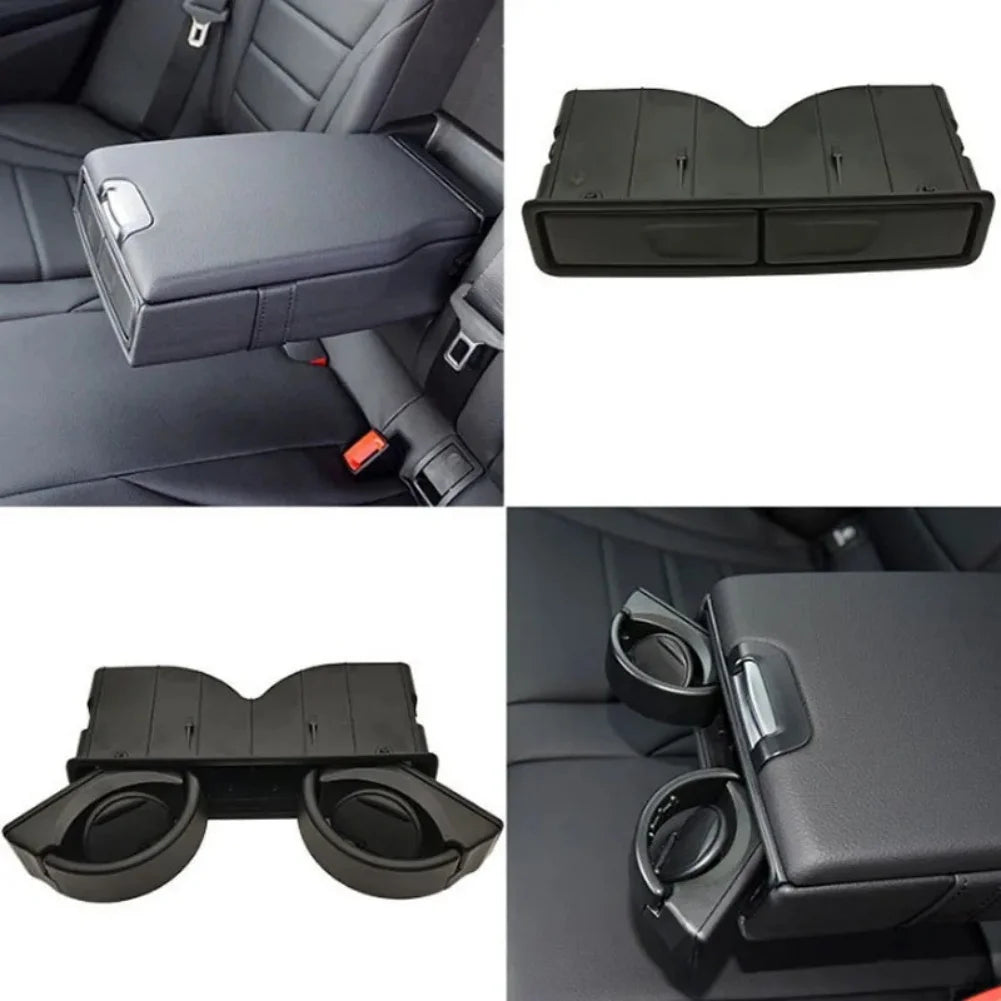 Car Rear Seat Armrest Insert Drinks Cup Holder Drink Rack 0998100213 For Benz C For E260 Auto Accessories