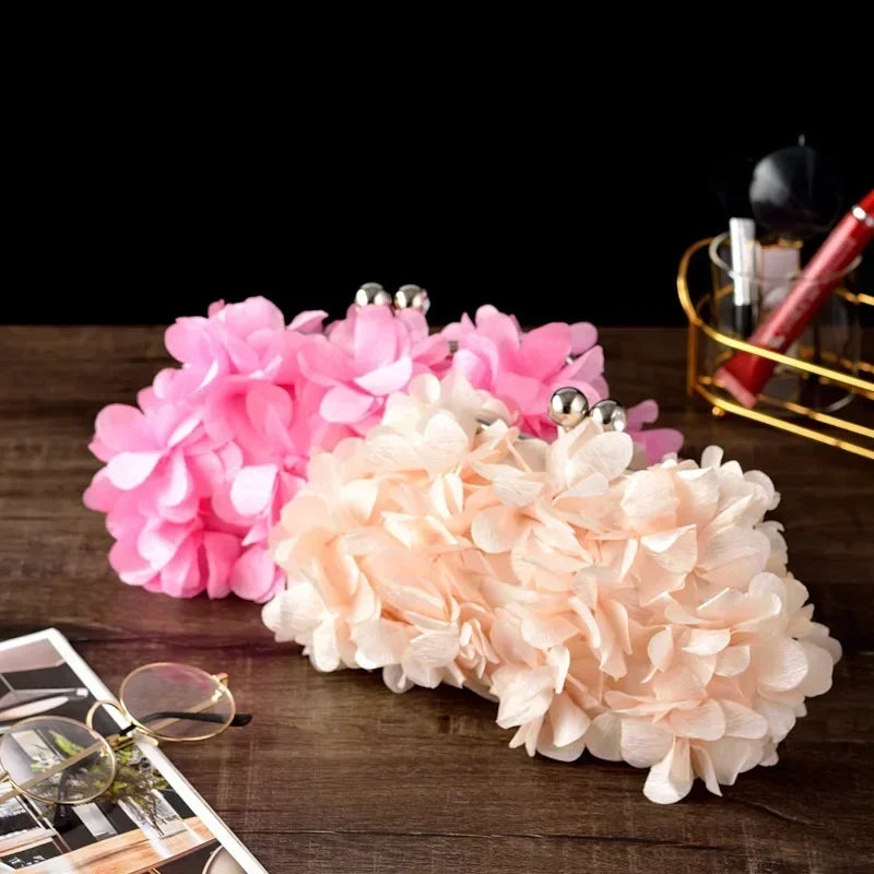 Wedding Dress Bag 8 Colors White Bride Clutches Ladies Blue Party Handbag Woman Purple Evening Flower Bags Floral Wedding Clutch