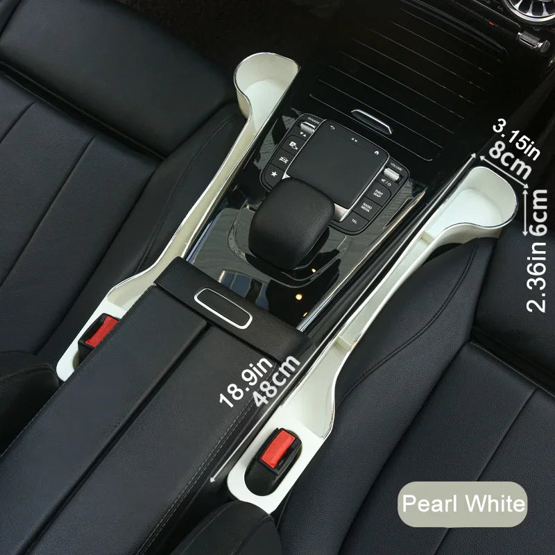 2Pcs Car Front and Rear Seat Cup Holders, Multi-Functional Storage Box for Car Organization, Interior Accessory Storage