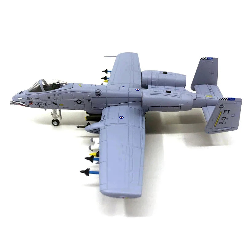 JASON TUTU 1/100 Scale Diecast Metal A10 Fighter Fairchild Republic A-10 Thunderbolt II GIFT