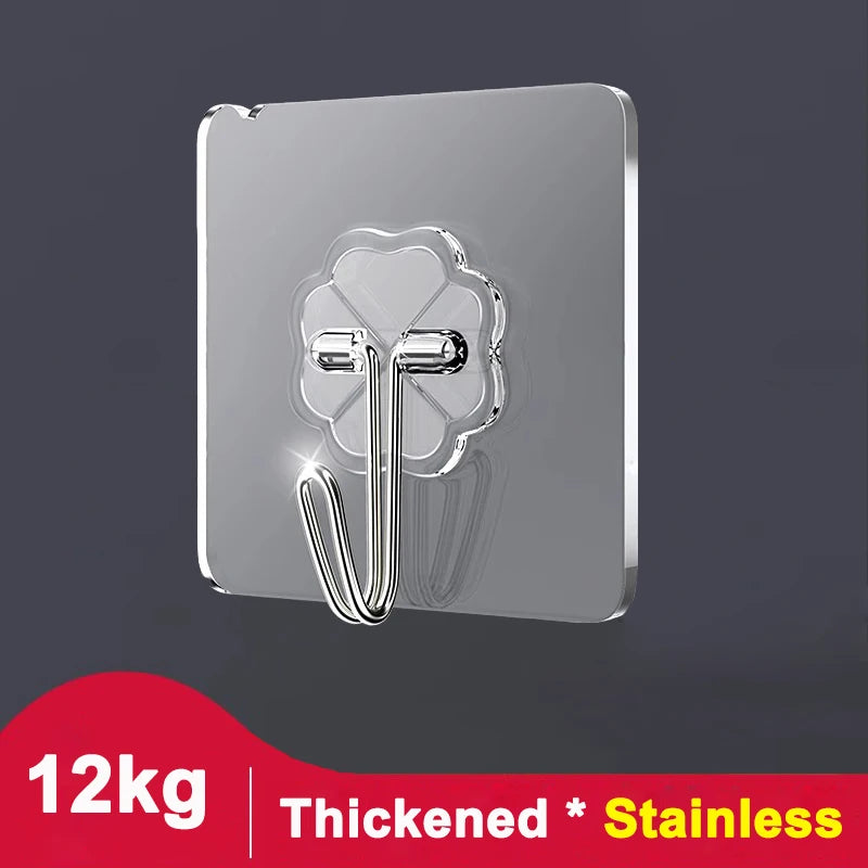 Screw Hook Hanger Transparent Wall Hook For Picture Self Adhesive Door Wall Hanger Hooks Wall Picture Hanger Wall Screw Sticker