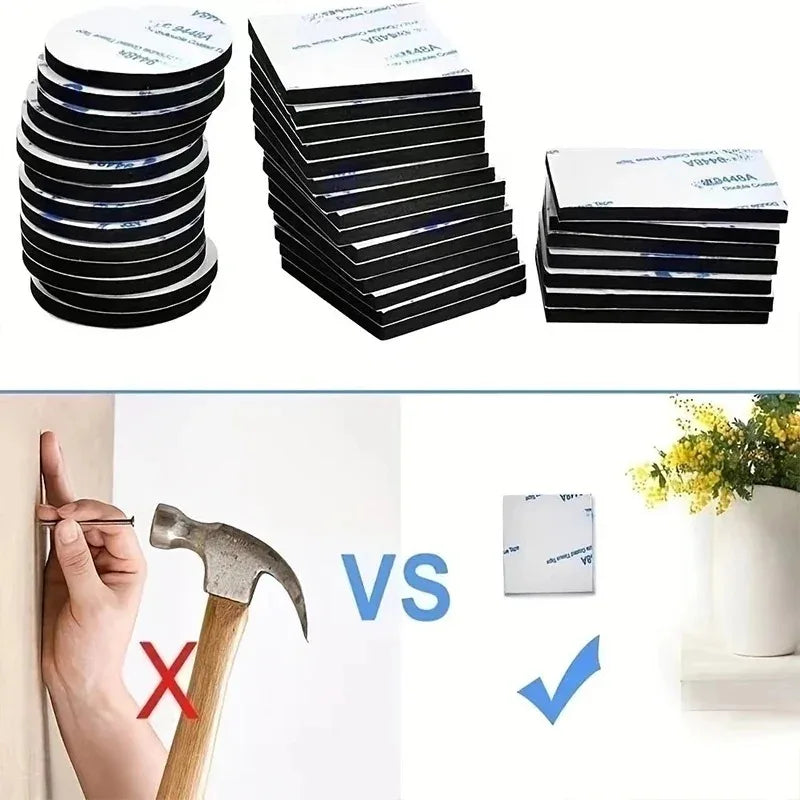Strong Double-sided Tape Set Without Trace Thickened EVA Foam Adhesive Stickers Fixed Wall Sponge Adhesive Car Special Patches