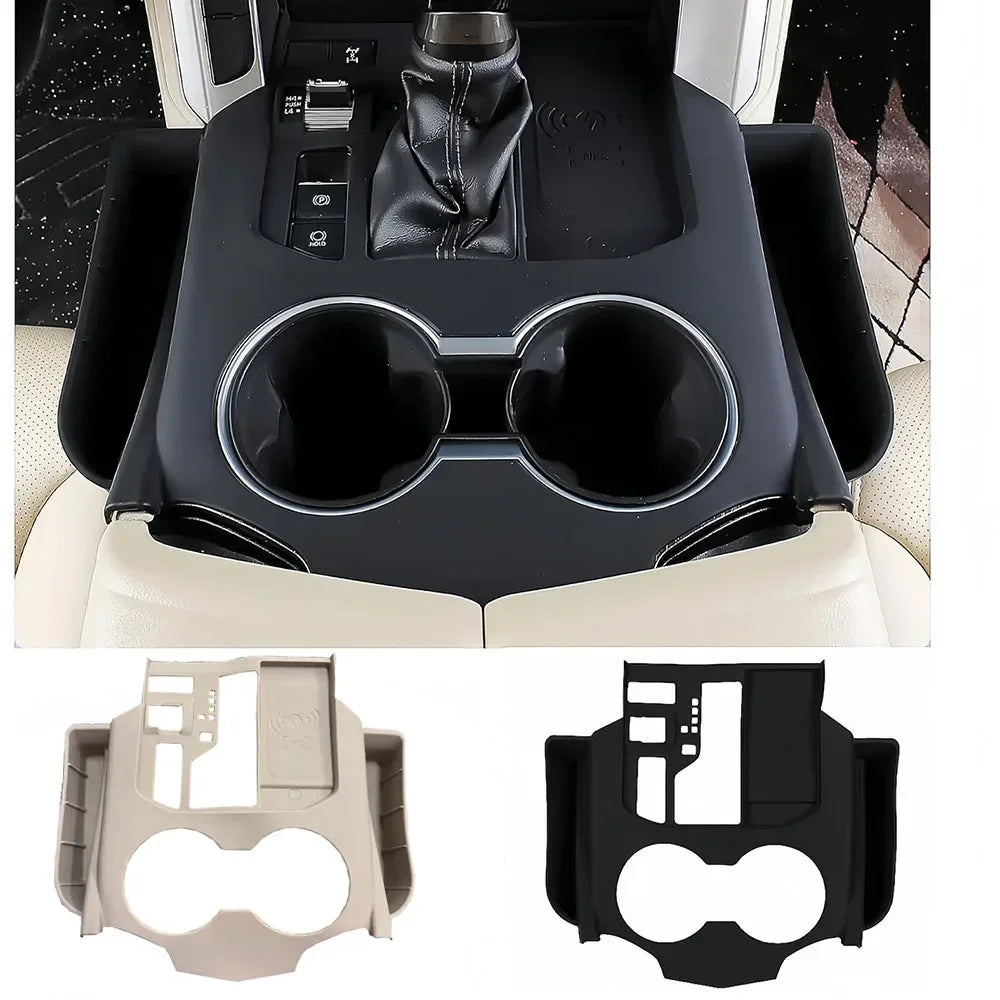 Car Centre Console Gear Knob Panel Control Switch Anti Dust-proof Cover Silicone Storage Box For Toyota Land Cruiser LC300 2022+