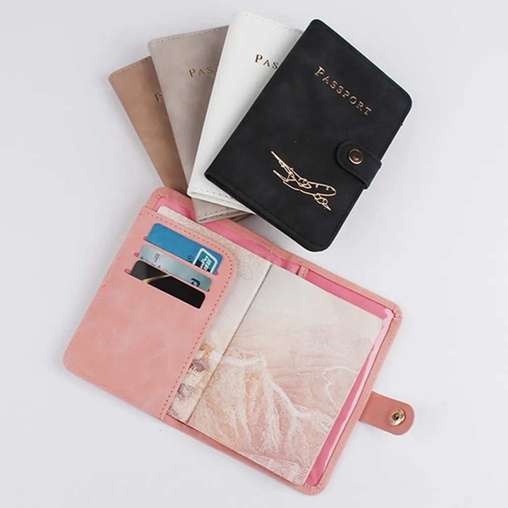 Passport Cover Case Passport Holder Wallet Card Holder Hot Stamping Fashion Travel Accessories