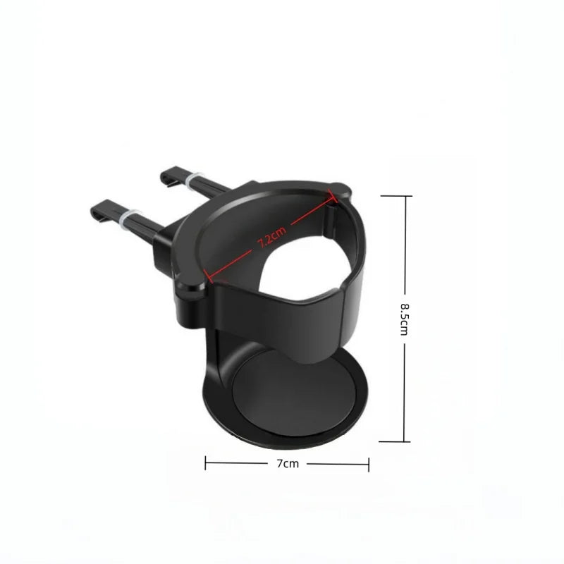 Multifunctional Car Cup Holder, Air Vent Mount Ashtray & Drink Tray, Universal Vehicle Cup Stand