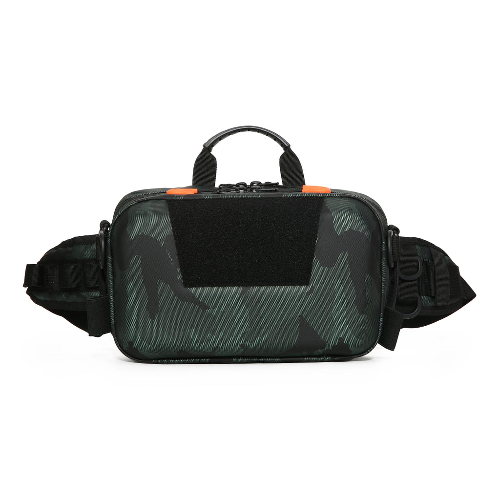 Lure bag fishing gear bag multi-functional waist bag cross-body bag large capacity fishing rod bag