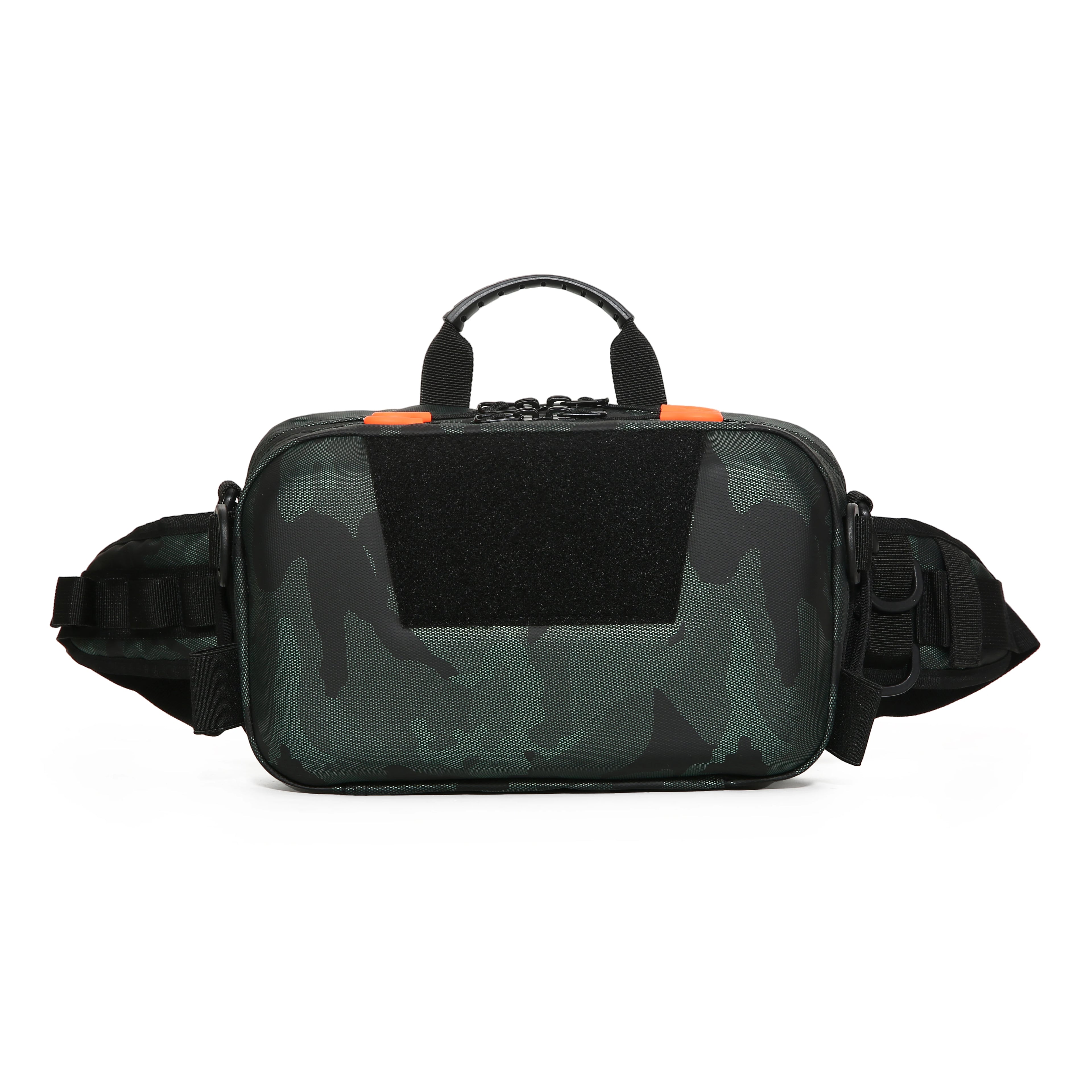 Lure bag fishing gear bag multi-functional waist bag cross-body bag large capacity fishing rod bag