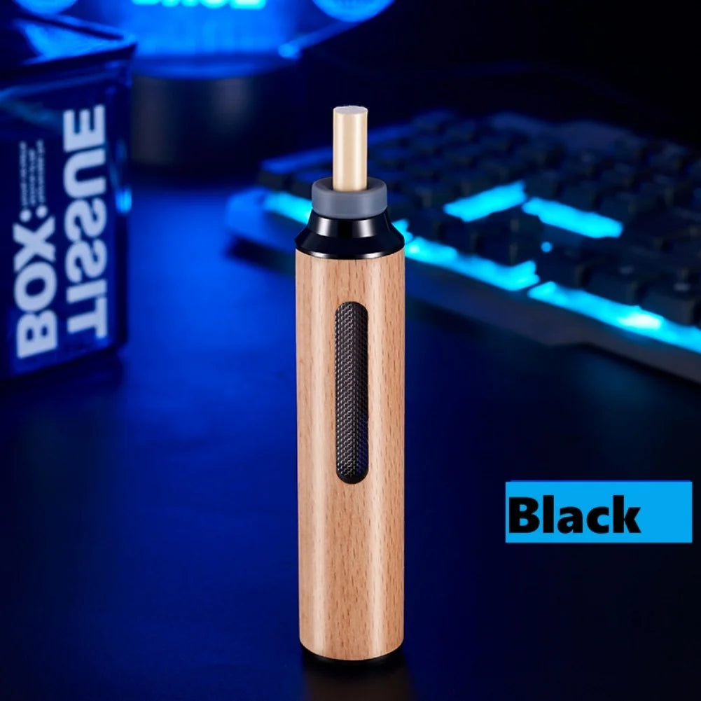 Universal Handheld Car Anti-ash Ashtray Portable Anti Soot-flying Cigarette Holder Wood Cigarette Cover Auto Ashtray Storage