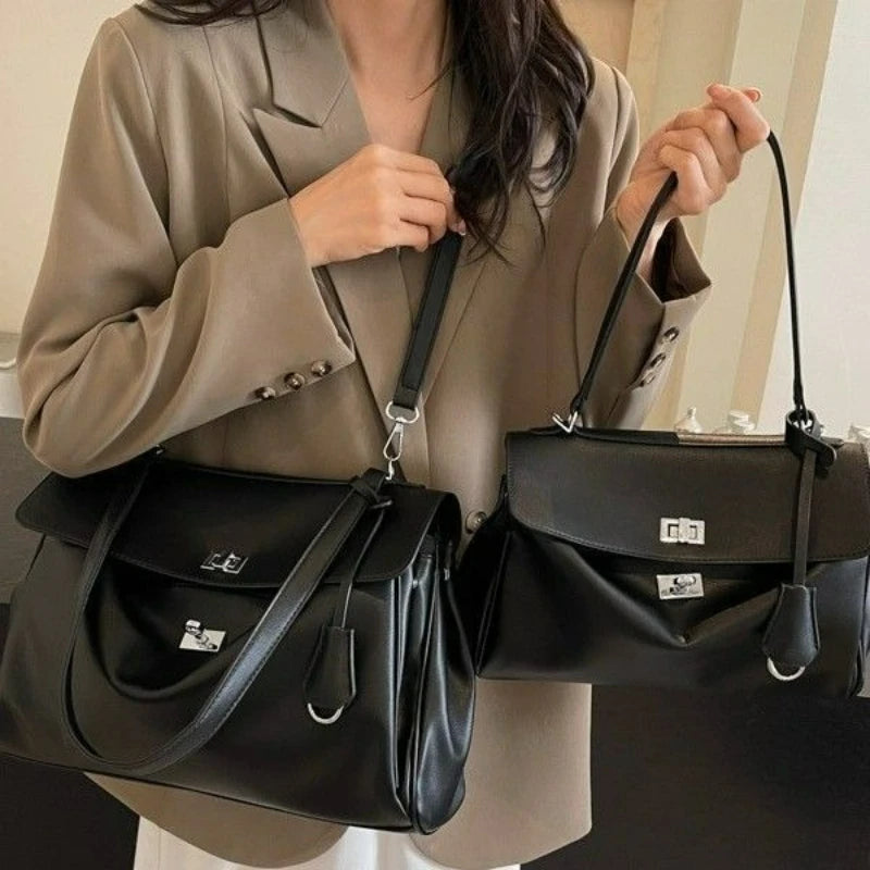 2026 New Trendy Large-capacity Platinum Bag, Women's Crossbody Shoulder Bag for Casual Wear. Modern and Neutral New Style.