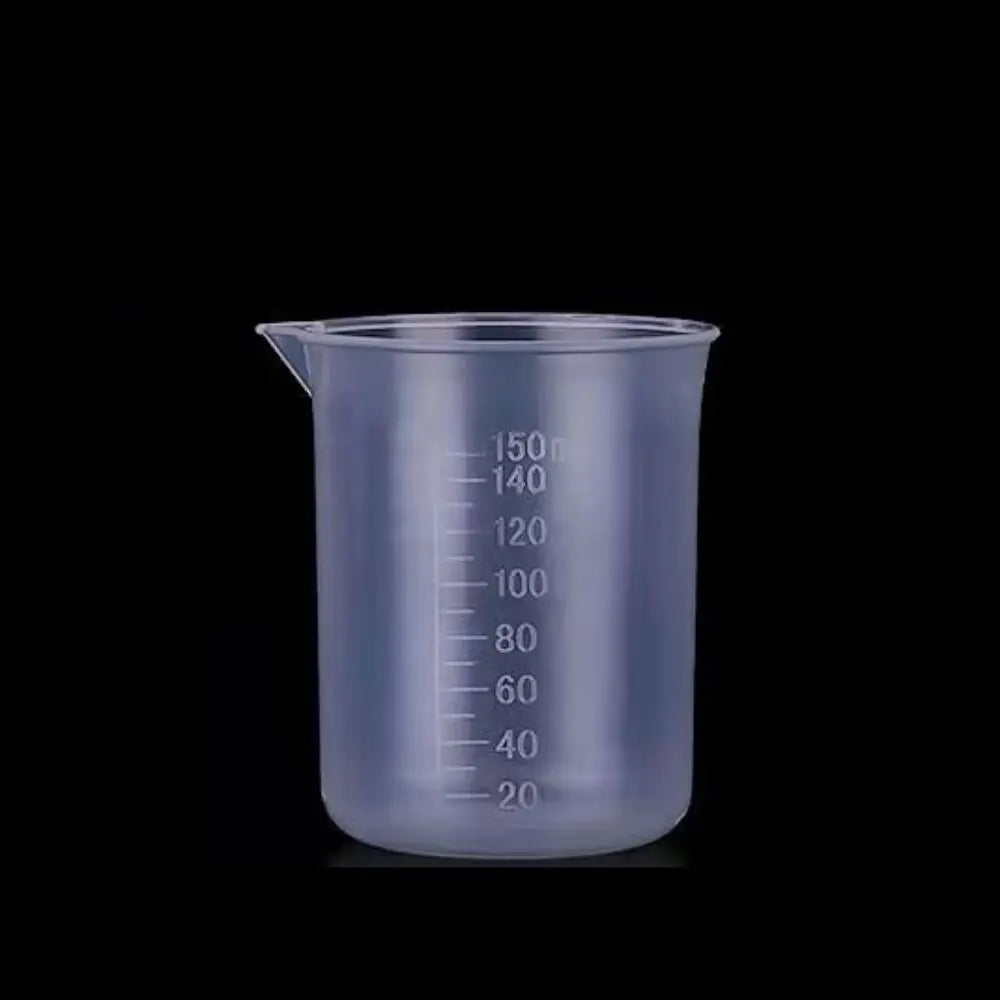 Portable Reusable Thickened Plastic Transparent for Kitchen Laboratory Test Mixing Cups Measuring Cup Graduated Cylinder Beaker