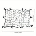 Car Roof Luggage Net (New Style) - 120*80cm Rope Net for SUV Roof Rack, Luggage Fixing Cover with Straps