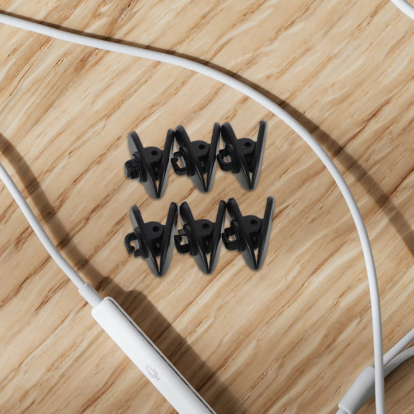 100Pcs Headphone Wire Clips 360 Degree Rotatable Collar Clip Anti Loss Earphone Holder Sports Headset Accessories Secure Fit
