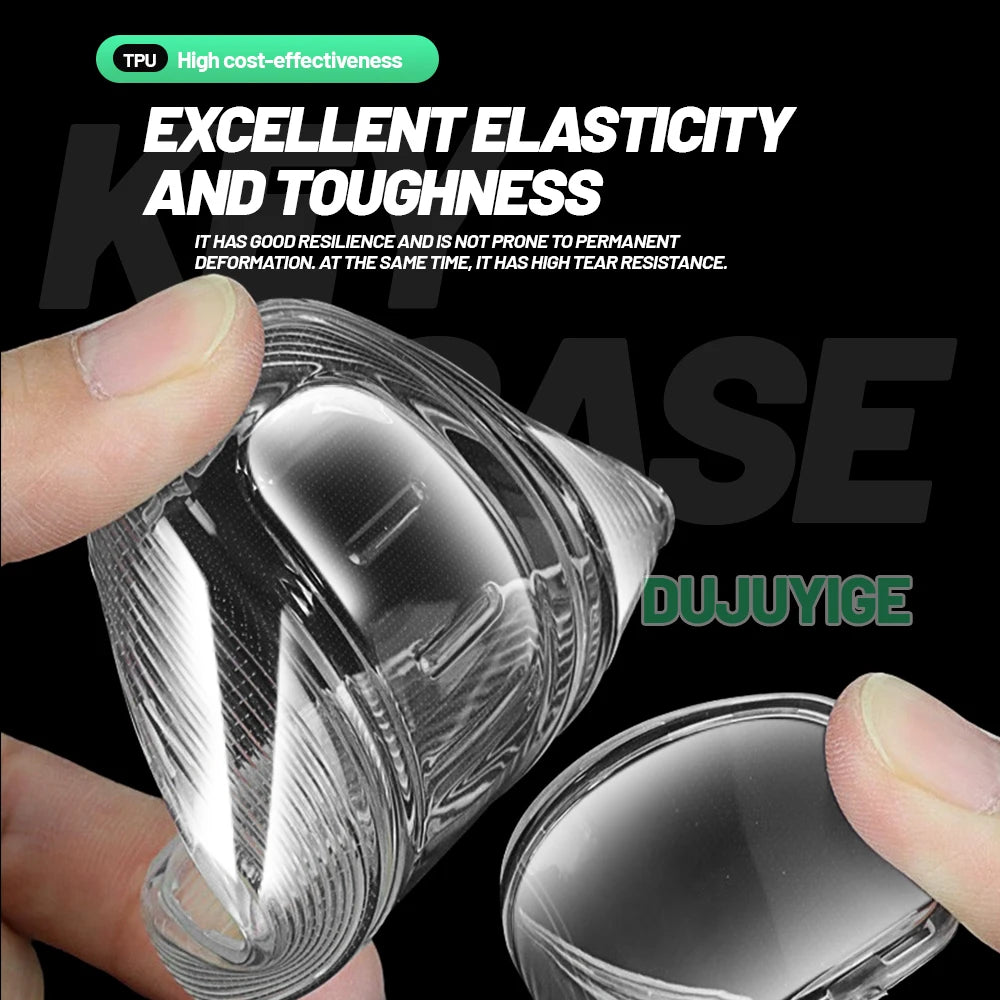 Clear TPU Car Key Case For Hyundai Kona SX2 2024-2026 Key Fob Cover Protector Shell Auto Accessories 2025