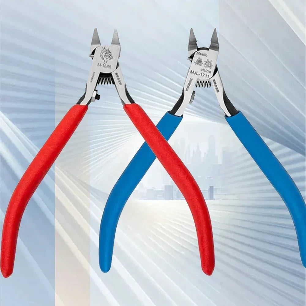 MJL M-1711 Model Nippers Ultra-Thin Single-Edged Gundam Model Building Tools for Beginners To Repair and Fix Plastic Models