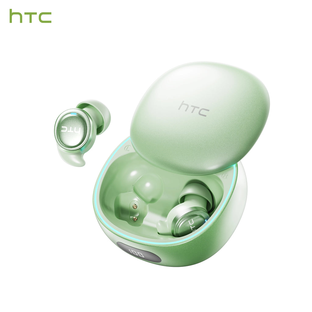 HTC NE96 TWS Sleep Wireless Bluetooth Earbuds For Side Sleepers HiFi Stereo ASMR White Noise Long Battery Portable Headset
