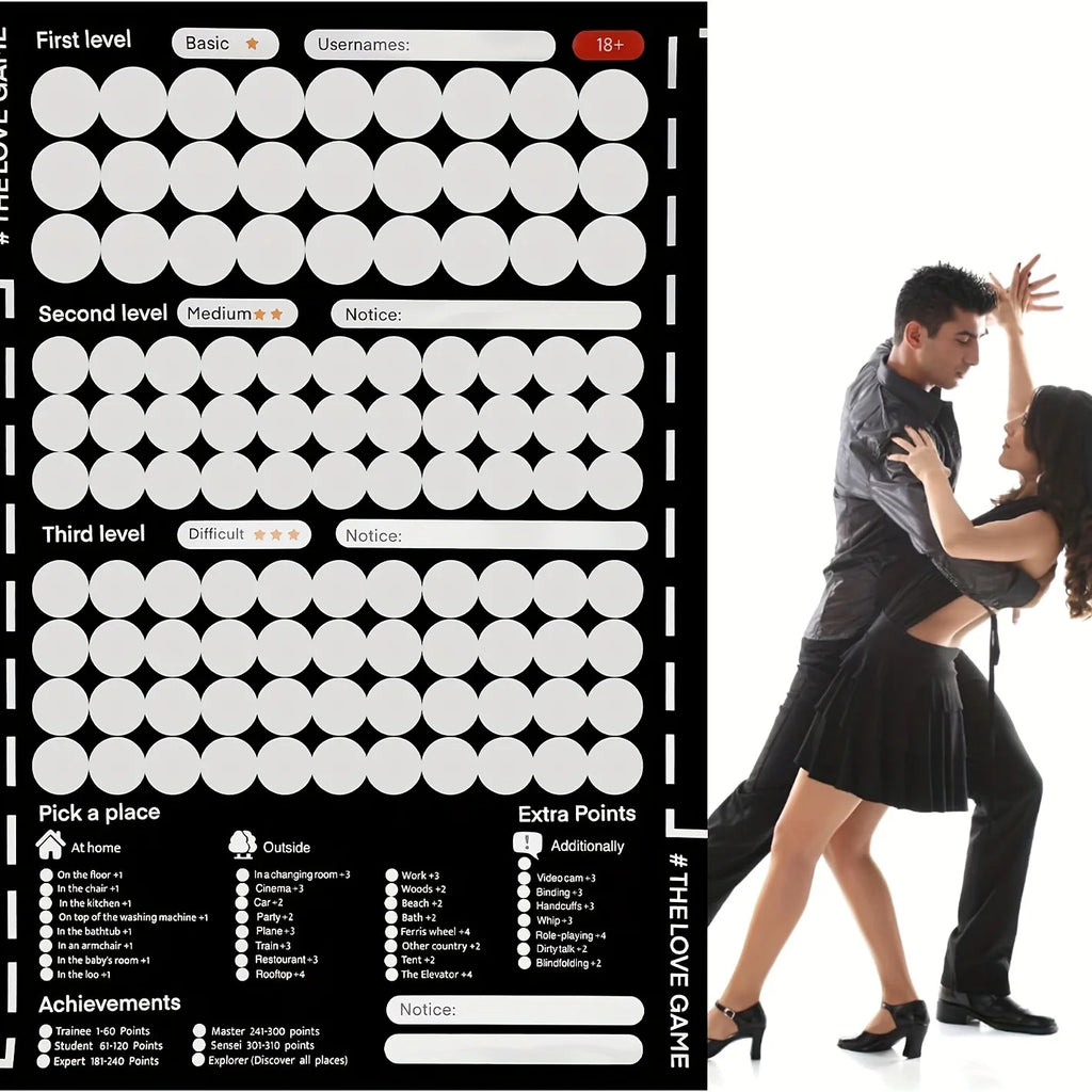 100 Sex Position Game Couples Sex Position Scratch Board Poster Love Game Scratch Date Night  Scratch Game For Adults Sex Toys