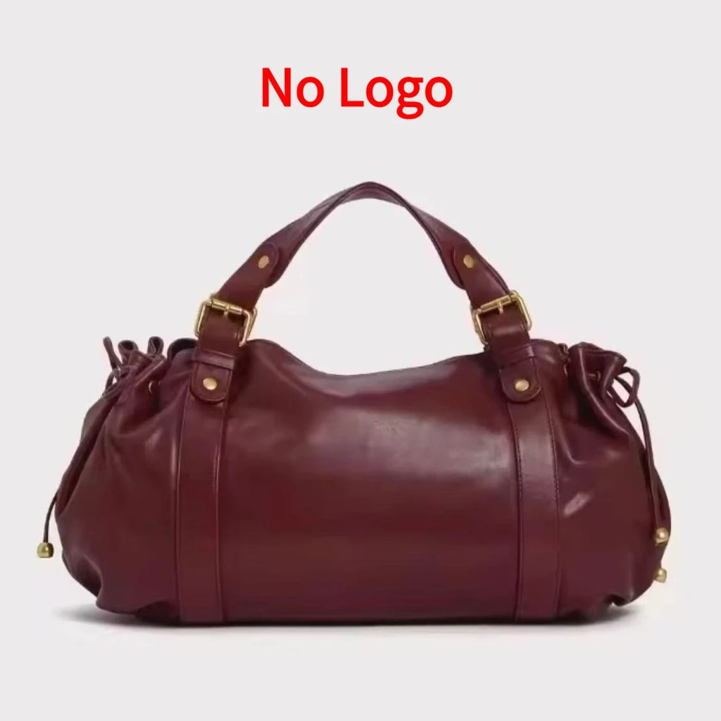 Sac à main à bandoulière Simple pour femmes, sac Boston élégant et polyvalent, sac de travail intérieur en Polyester doux