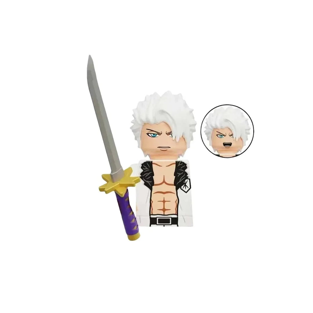 Blind Box KDL816 KDL824 Building Blocks Mini Model Figures Anime Bleach Kurosaki Ichigo Kuchiki Rukia Cartoon Christmas Gift Toy