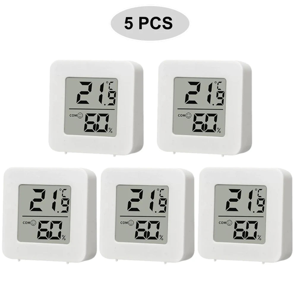 Indoor LCD Digital Thermometer Hygrometer Desk Wall Mount Electronic Temperature Humidity Meter Sensor Weather Station for Home