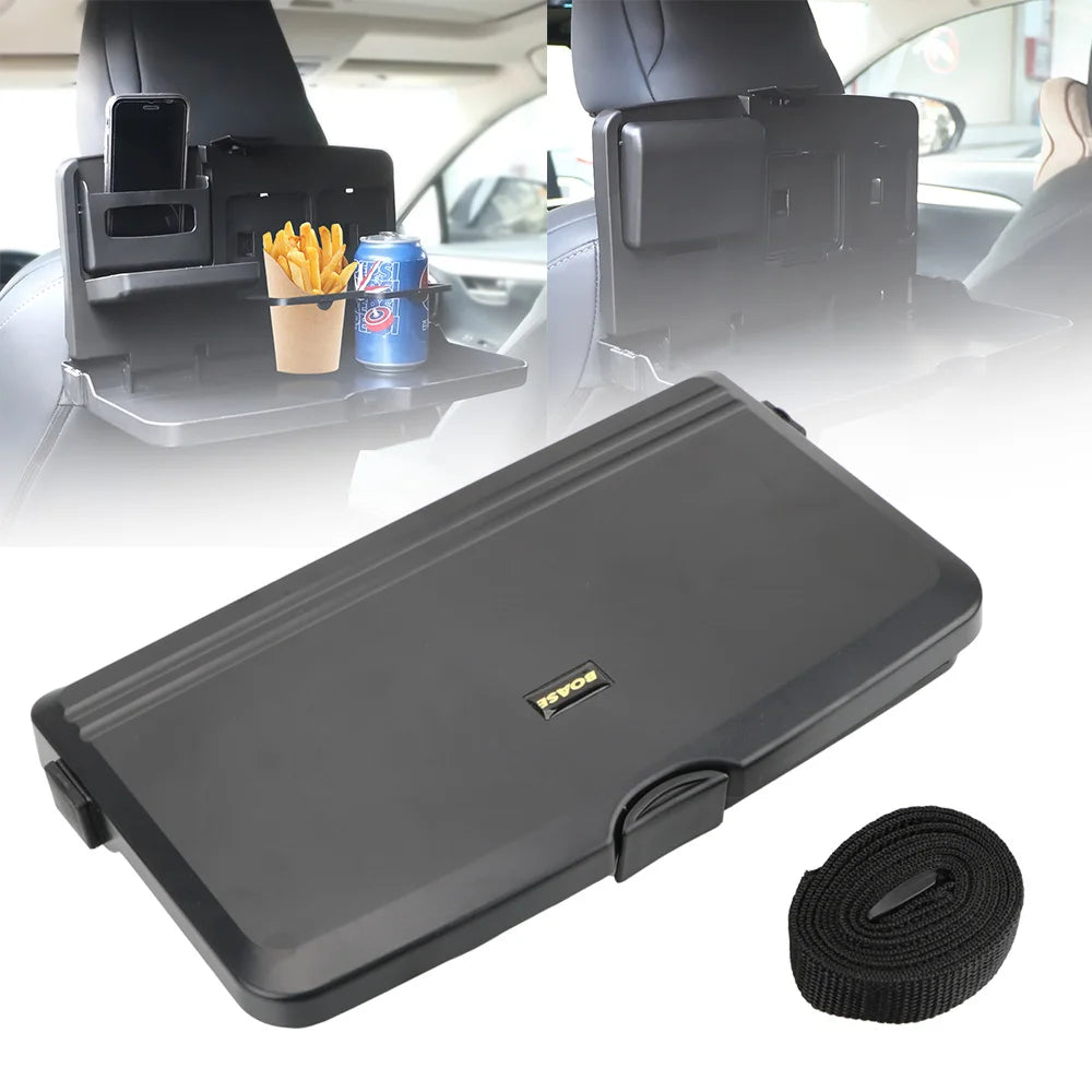 Car Folding Food Cup Tray Dining Table Drink Holder Auto Accessories Backseat Cup Holder Car Interior Storage Shelf