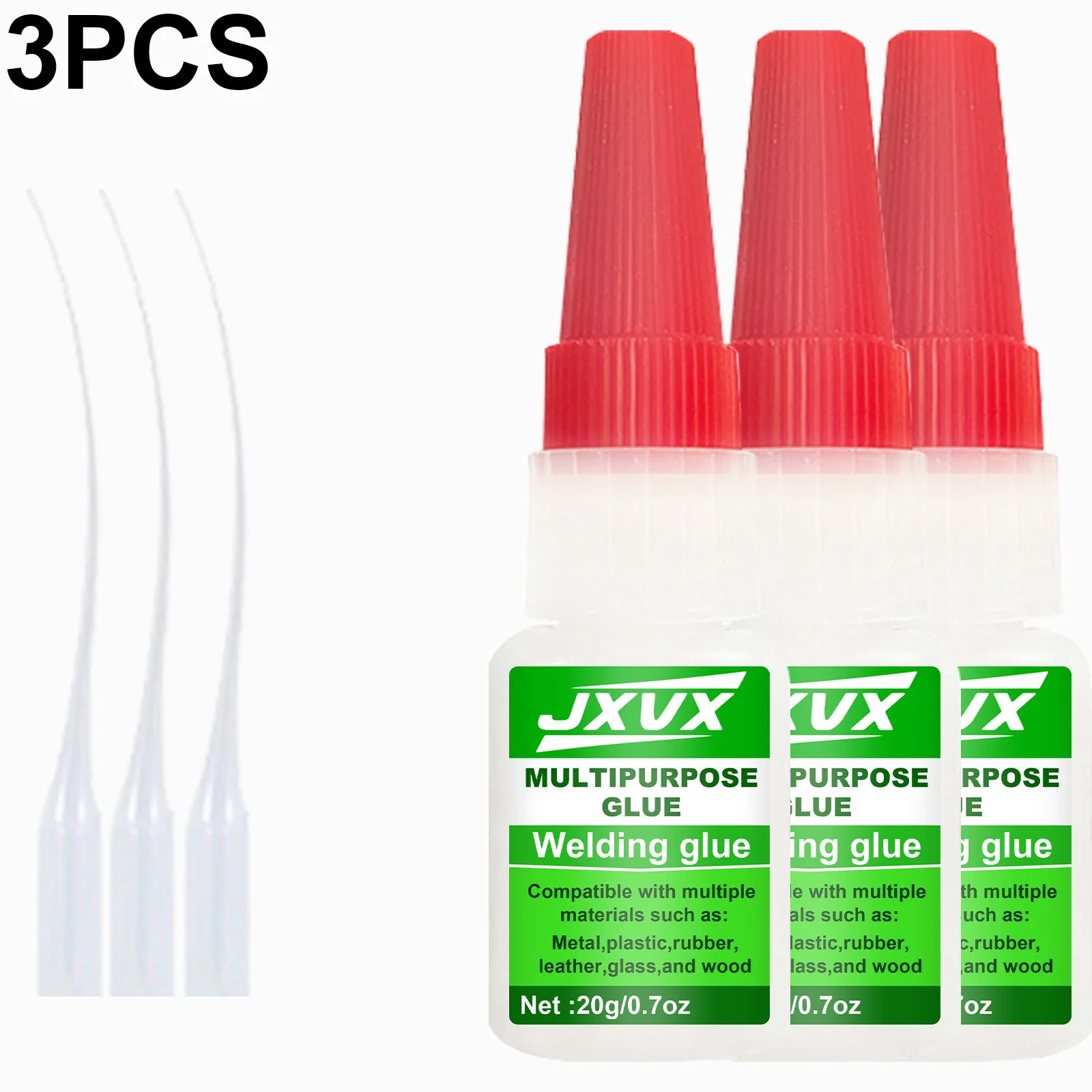 JXVX 20 g High Strength Oily glue for welding-Powerful Instant glue Universal Superglue for Resin, ceramics, Metal and glass