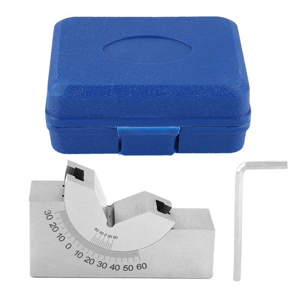 75x25x36 AP30 Tool Steel Precision  Adjustable Angle V Block Milling Adjustable Angle V Block Degree angle plate Angle