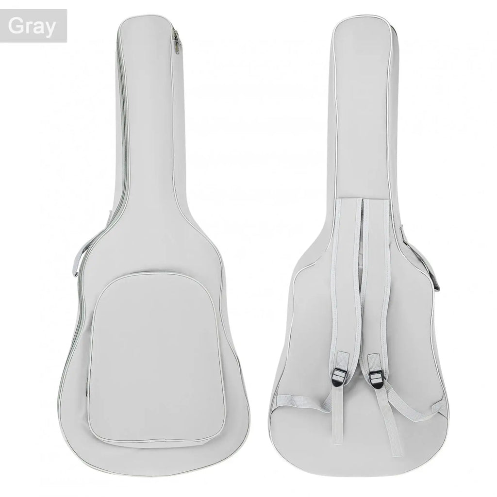 1 Piece 40 / 41 Inch Padded Water Resistant Thick Acoustic Guitar Backpack Gig Bag, Soft Cover Guitar Bag