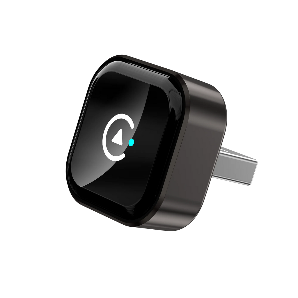 Wireless CarPlay Android Auto Adapter Wired to Wireless Upgrade Plug and Play Fast Stable Connection Mini Portable Car Adapter