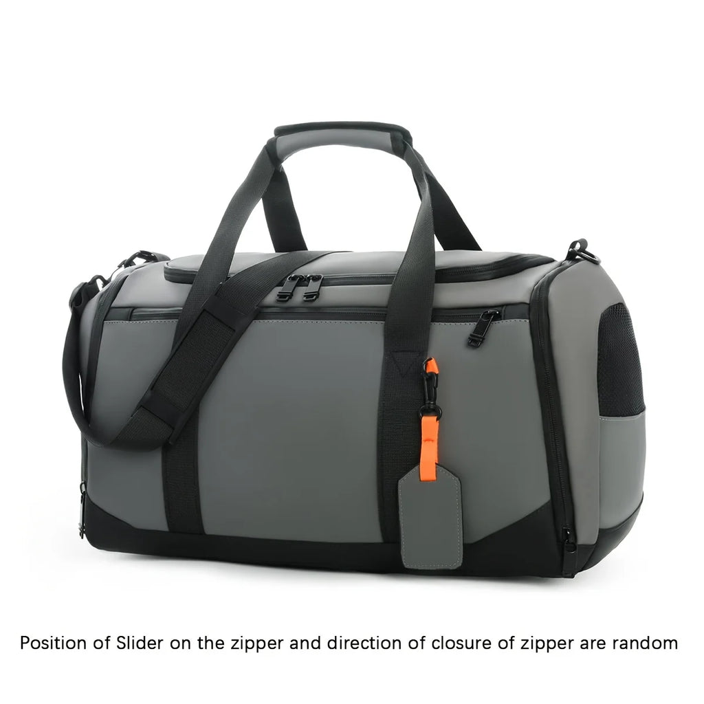 Large Capacity Travel Bag,Portable Overnight Duffel Bag,Sport Fitness Bag with Multiple Compartments And Shoe Compartment