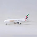 Plane Toy Model 47CM Scale Diecast Model B777 Emirates Airways 777 Resin Airplane With Light Toys Airline Collection Aviation