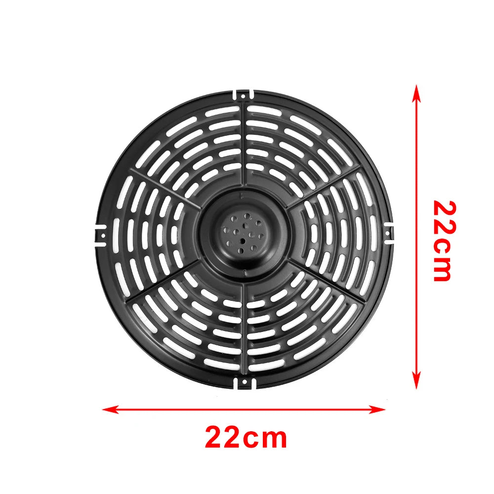 Airfryer Basket Replacement Grill Pan Oven Baking Mat Air Fryer Grid Accessories Parts Plate Tray Food Cooking Kitchen Divider