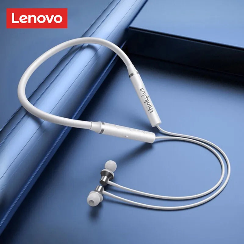 Origial Lenovo HE05X Ⅱ Magnetic Neck Strap Earphones Wireless Bluetooth V5.0 Neckband Headphones Waterproof Sport Headset